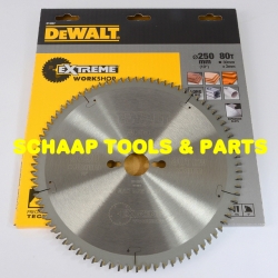 Cirkelzaagblad extreme 250x30mm 80 tanden Trapezium negatief SERIES 40 o.a. voor aluminium | DT4287